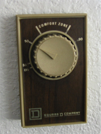 pleasessssss leave the thermostat set to 50 degrees when you leave